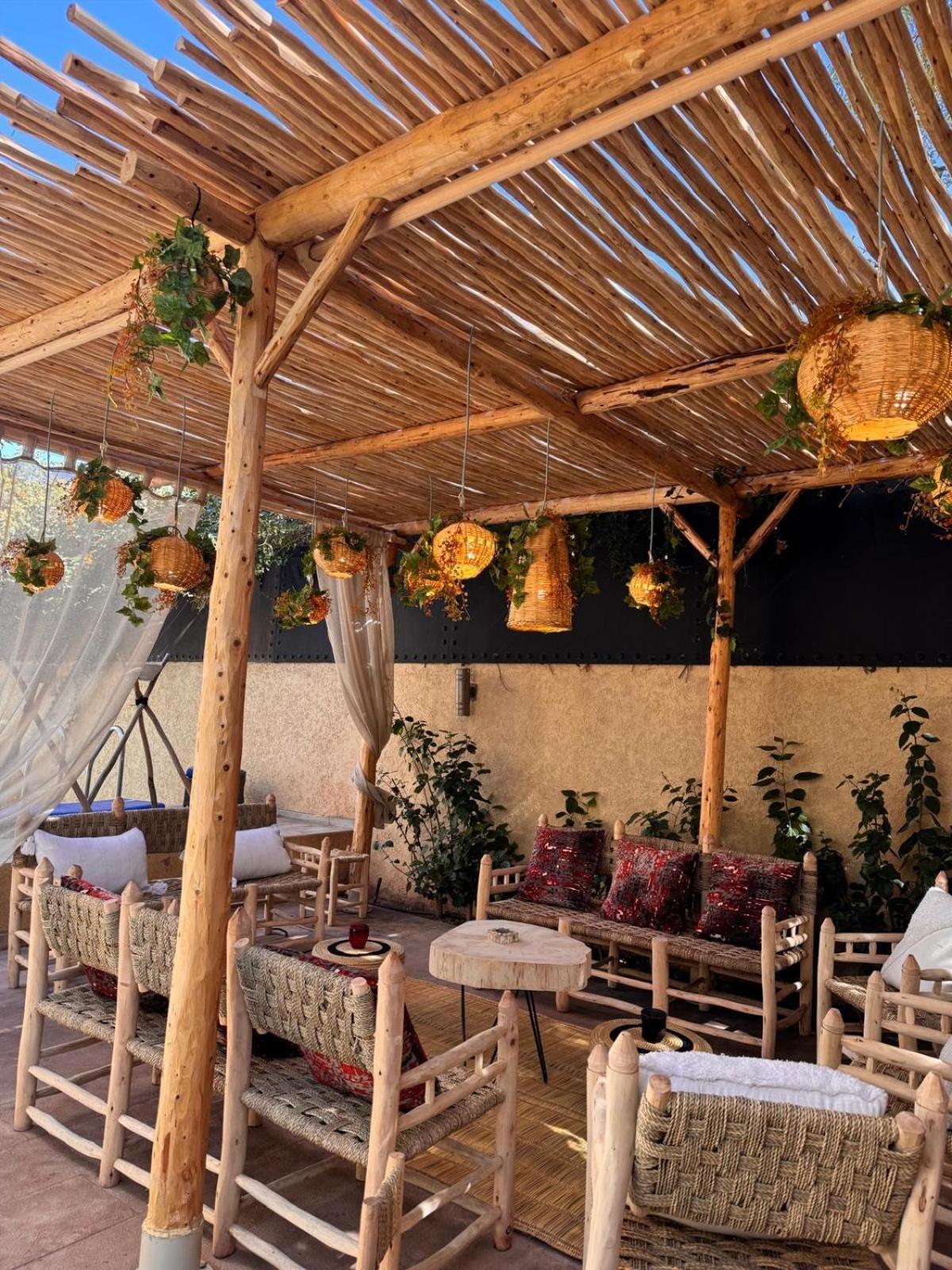Villa Boheme Avec Personnel De Maison Marrakesch