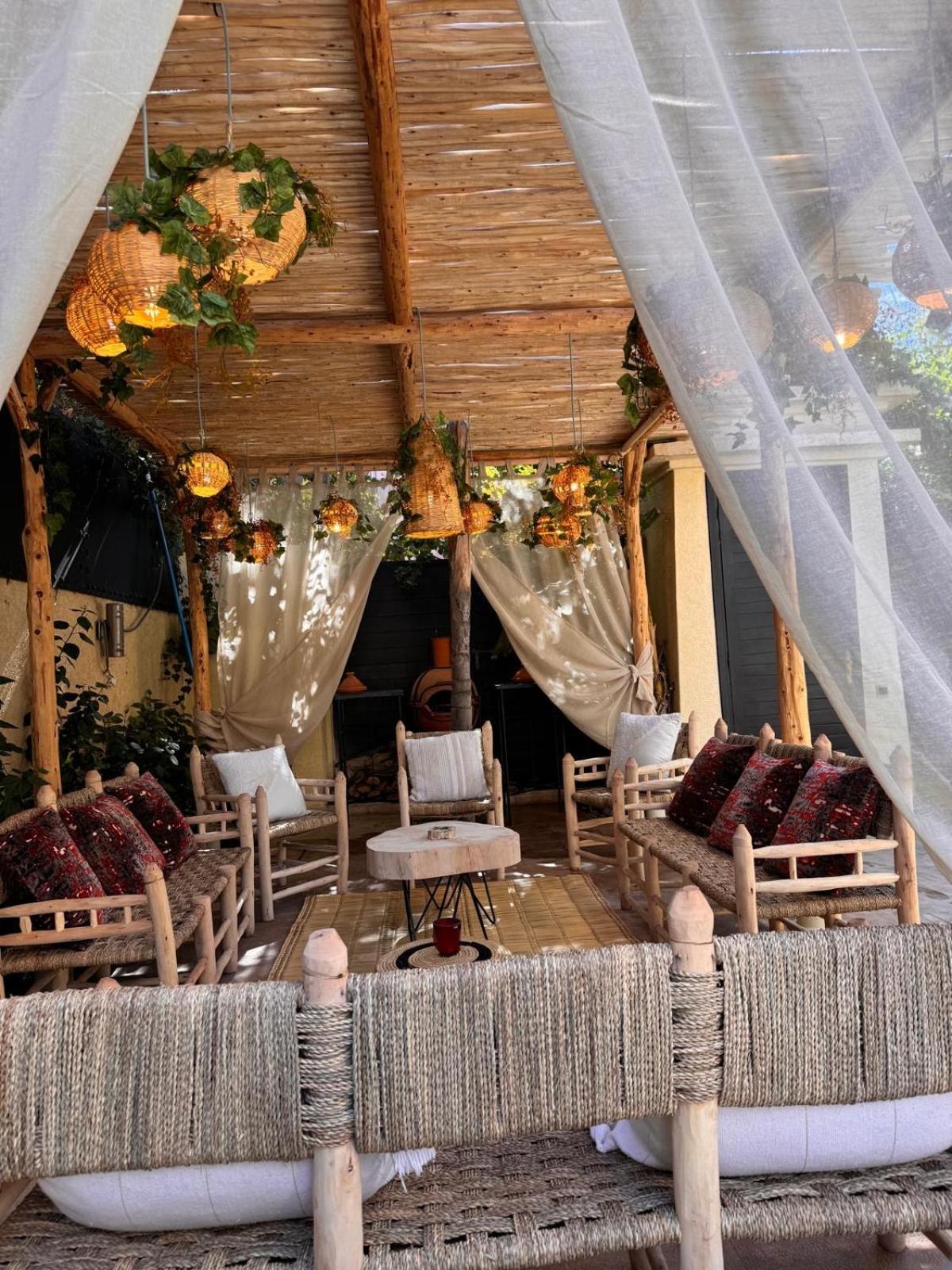 Villa Boheme Avec Personnel De Maison Marrakesch